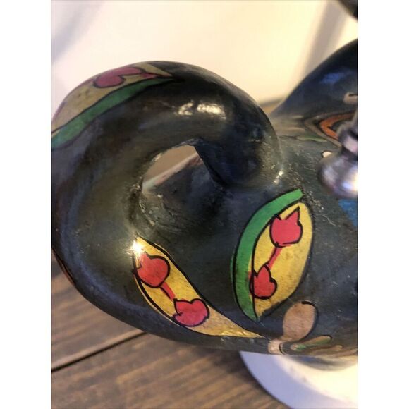 Stone Elephant World Globe on Painted on Marble Base Art Deco. Rare. Read - Picture 16 of 16